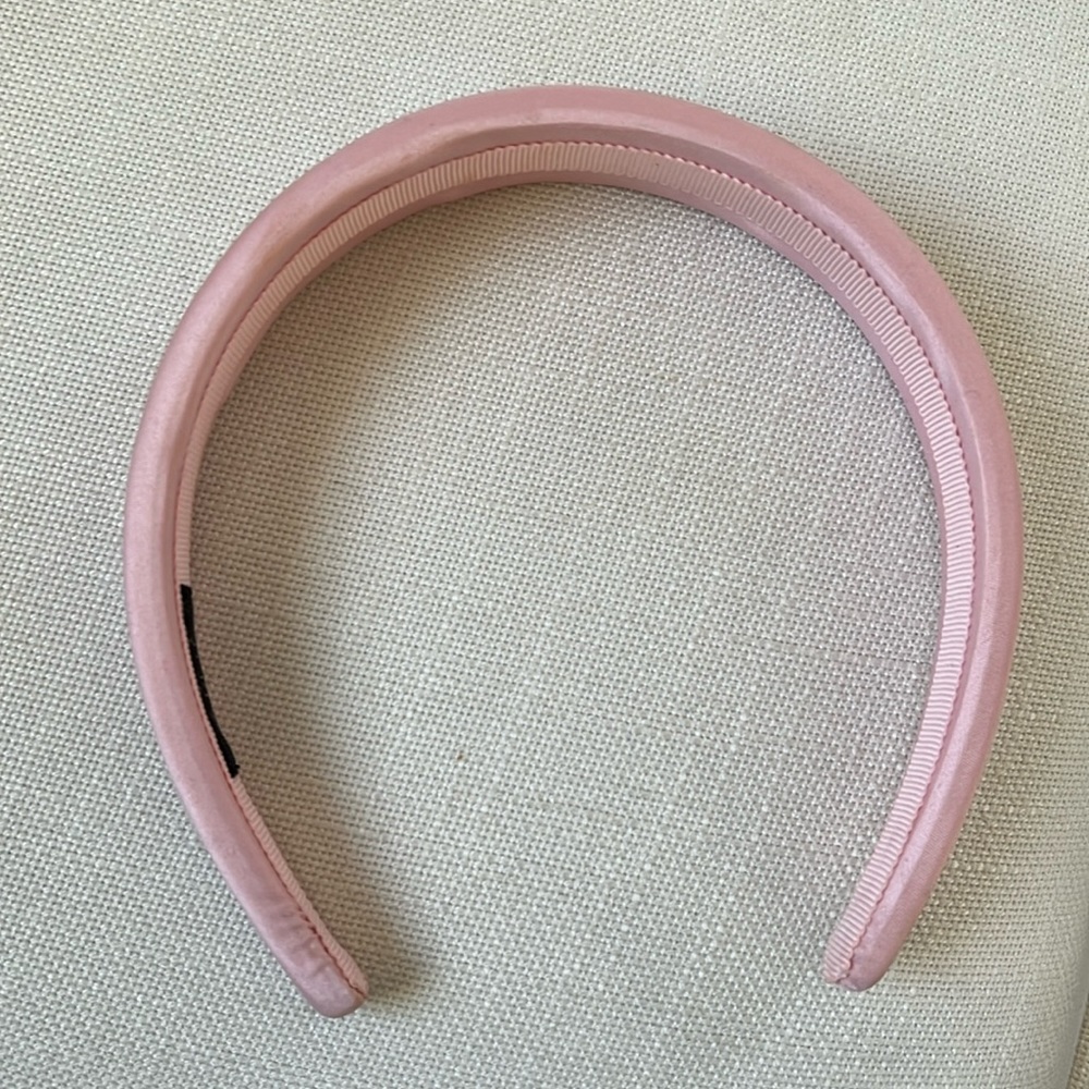 J. Crew Pink Satin Headband